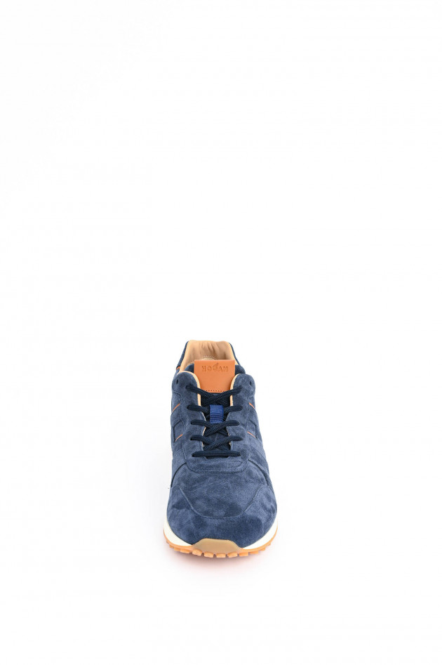 Hogan Sneaker H383 in Navy/Cognac