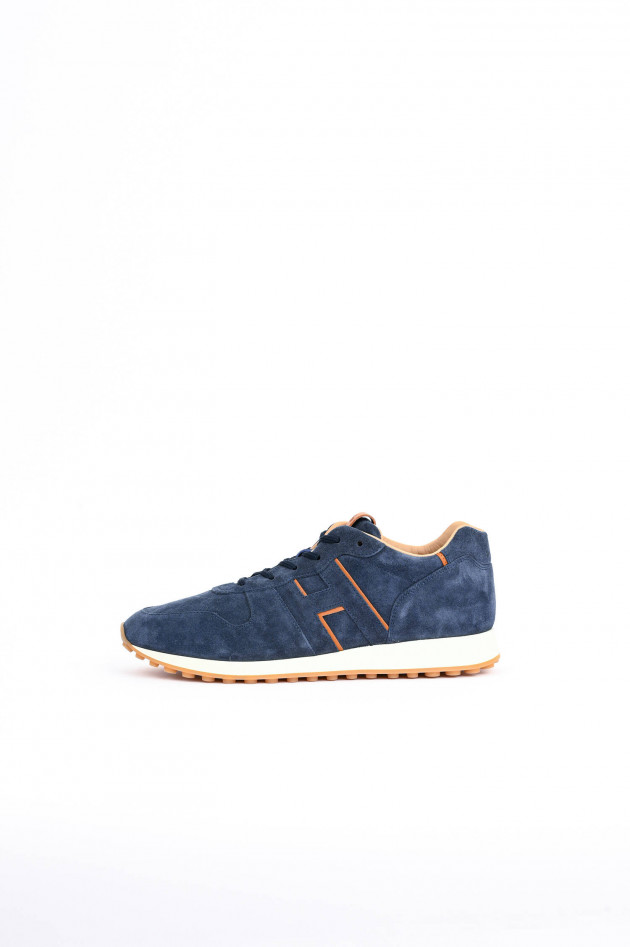 Hogan Sneaker H383 in Navy/Cognac