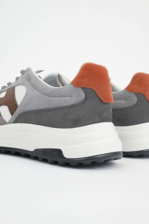 Hogan Sneaker HYPERLIGHT PUNZATO in Grau/Braun