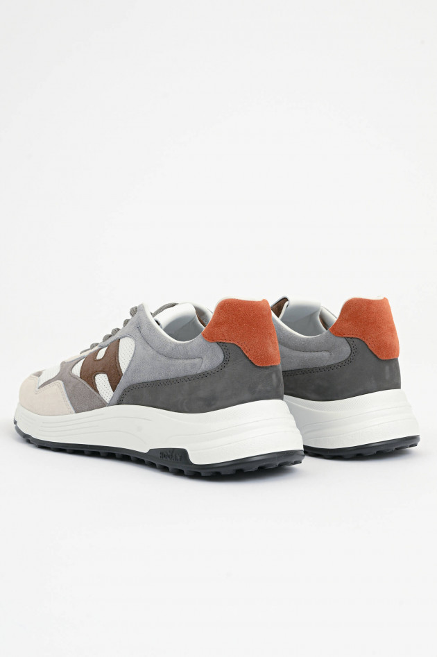 Hogan Sneaker HYPERLIGHT PUNZATO in Grau/Braun