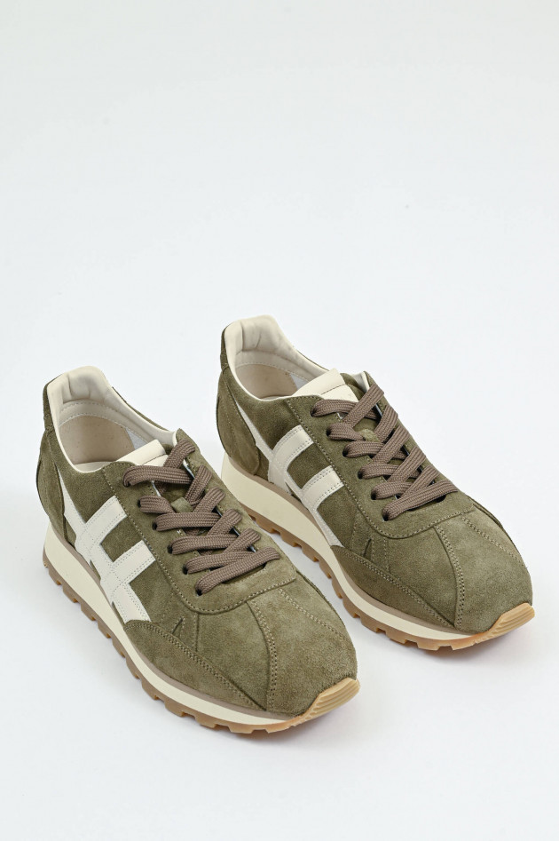 Hogan Sneaker H671 ALLACCIATO in Khaki