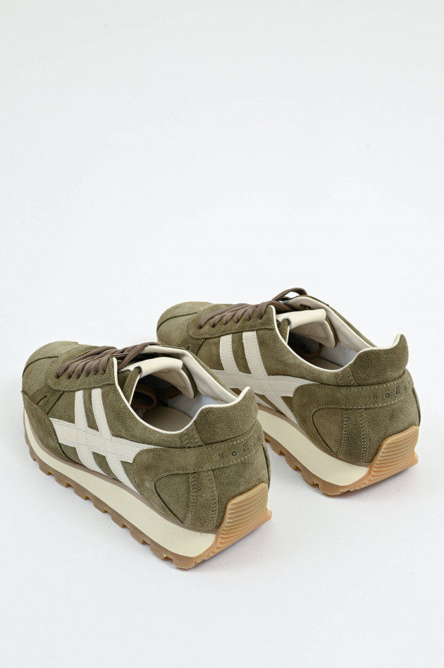 Hogan Sneaker H671 ALLACCIATO in Khaki