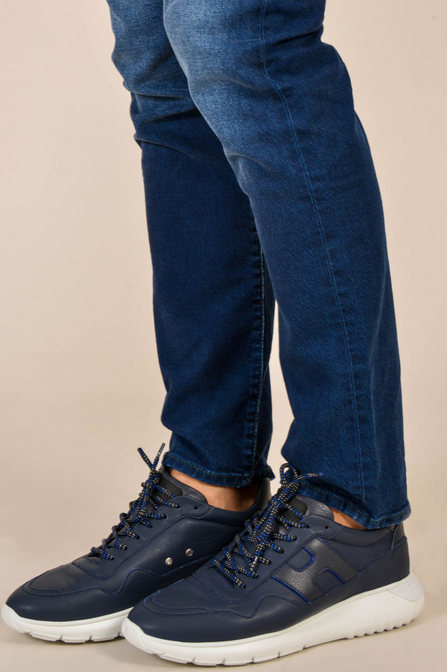 Hogan Sneakers INTERACTIVE aus Leder in Navy