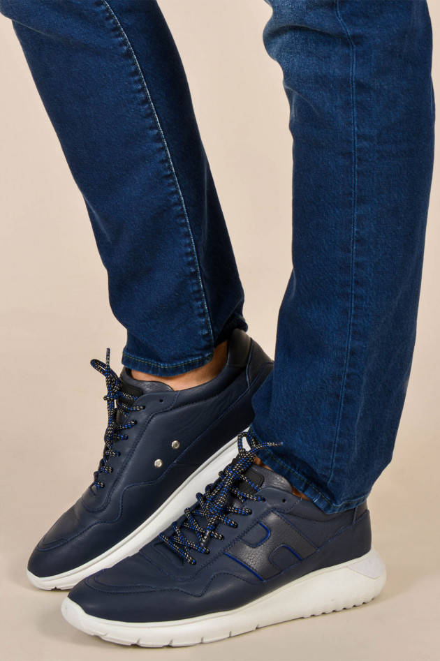 Hogan Sneakers INTERACTIVE aus Leder in Navy