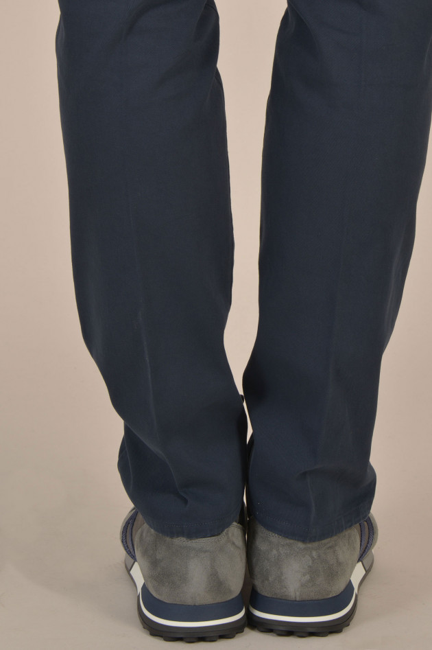Hogan Sneakers aus Veloursleder in Grau/Blau