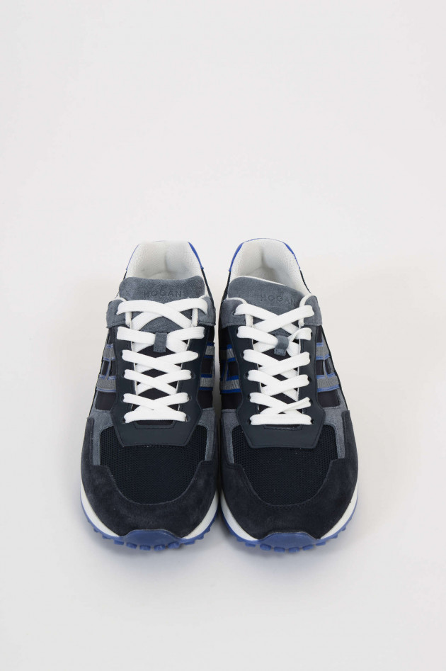 Hogan Sneakers aus Veloursleder in Navy