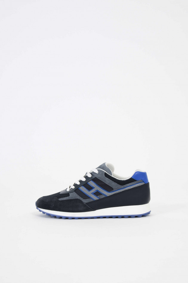 Hogan Sneakers aus Veloursleder in Navy