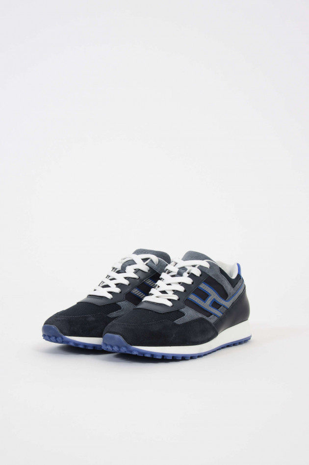 Hogan Sneakers aus Veloursleder in Navy