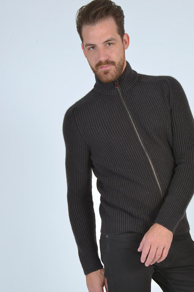 Iris von Arnim  Strickweste aus Cashmere in Antra