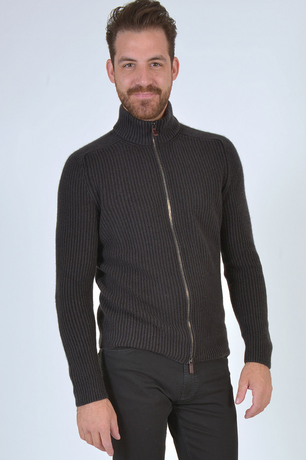 Iris von Arnim  Strickweste aus Cashmere in Antra