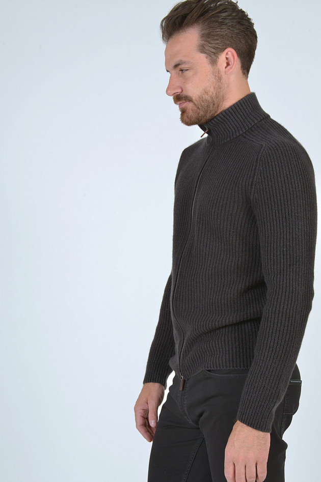 Iris von Arnim  Strickweste aus Cashmere in Antra