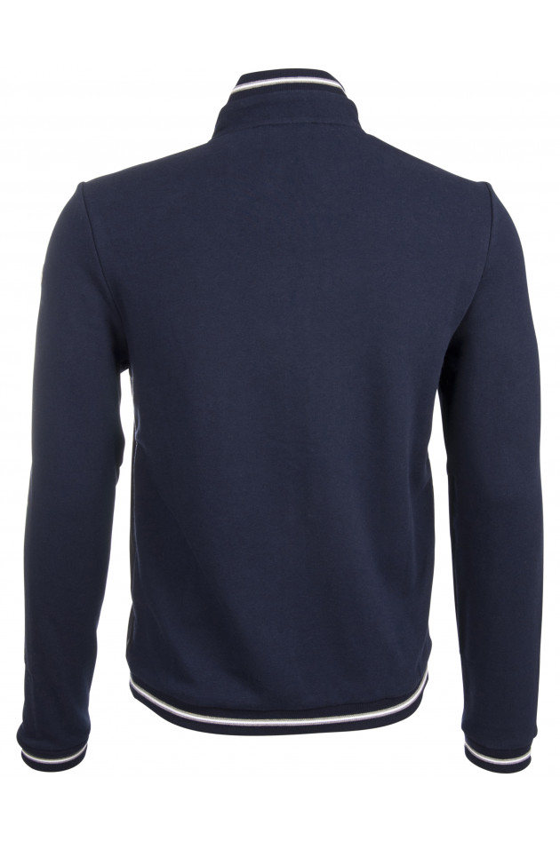 Moncler Jacke im Materialmix in Marine