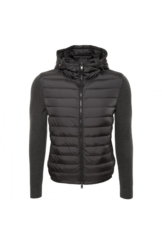 Moncler Jacke mit Dauneneinsatz in Grau