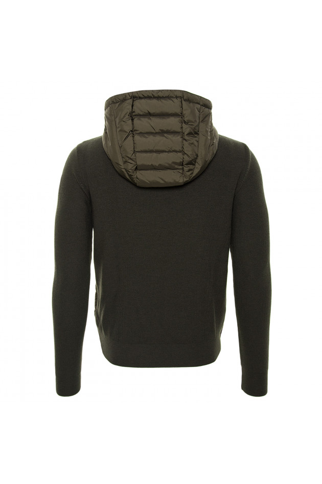 Moncler Jacke mit Dauneneinsatz in Oliv