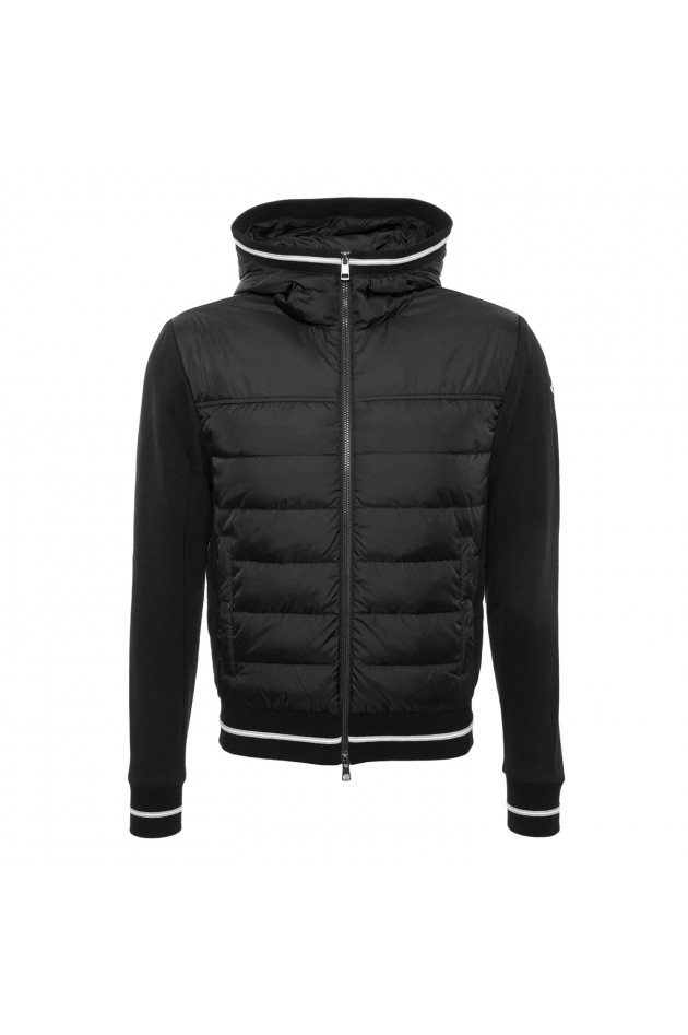 Moncler Jacke mit Dauneneinsatz in Schwarz