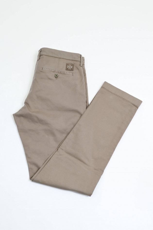Jacob Cohën  Slim Fit Chino BOBBY in Elephant Grey