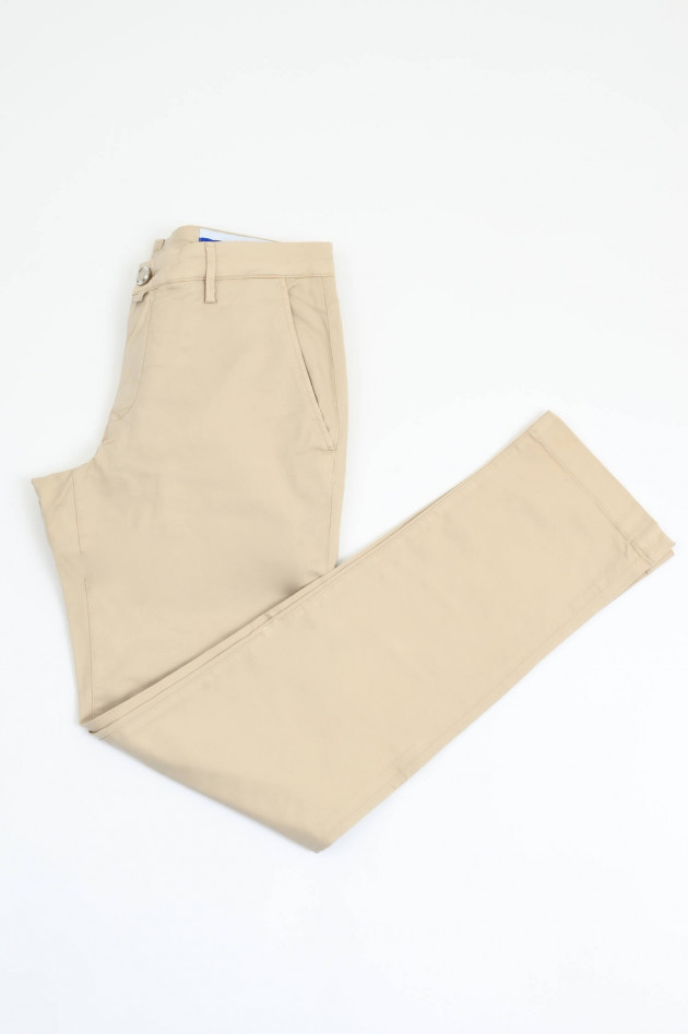 Jacob Cohën Strukturierte Slim Fit Chino BOBBY in Almond