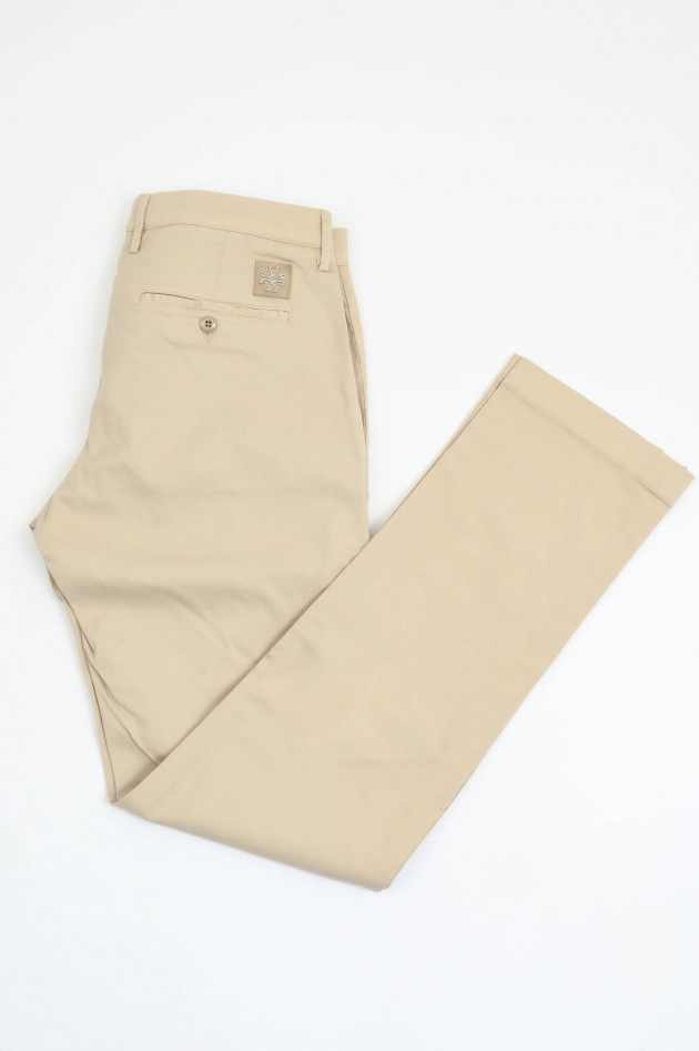 Jacob Cohën Strukturierte Slim Fit Chino BOBBY in Almond