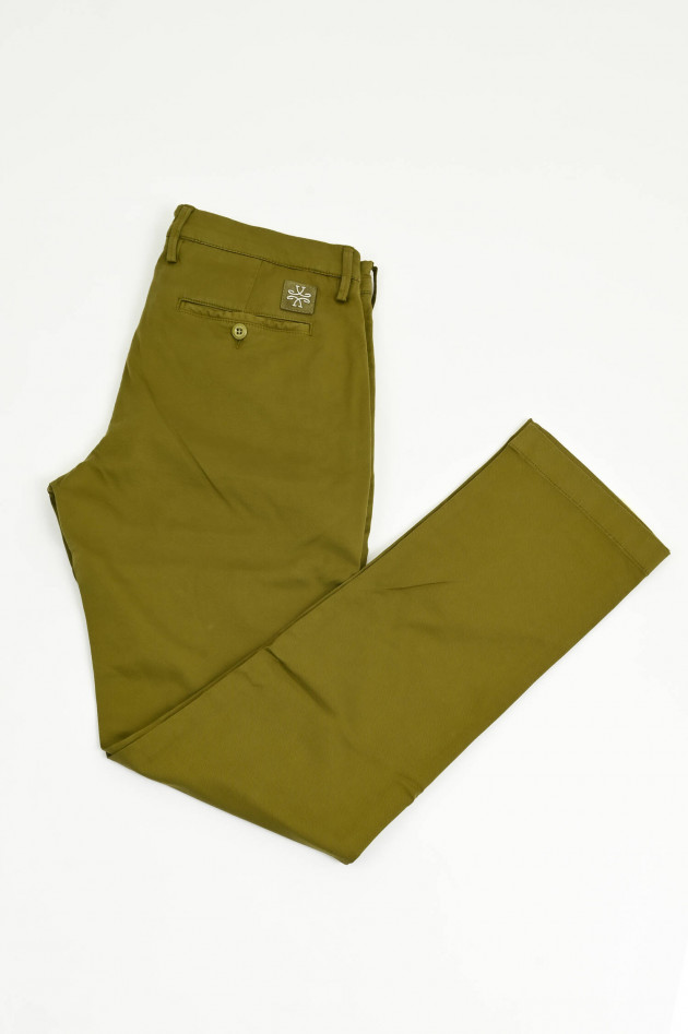 Jacob Cohën  Slim Fit Chino BOBBY in Olive Green