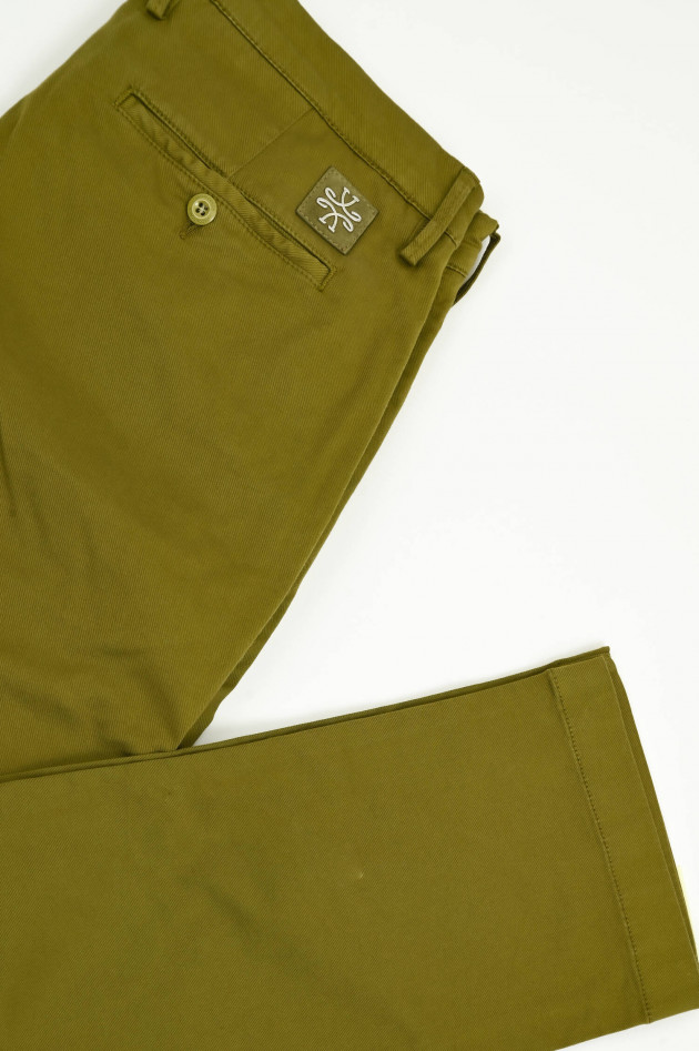 Jacob Cohën  Slim Fit Chino BOBBY in Olive Green