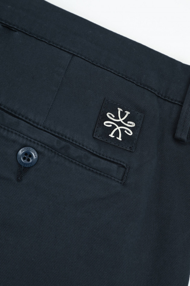 Jacob Cohën Strukturierte Slim Fit Chino BOBBY in Navy