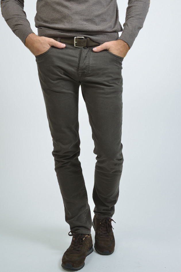 Jacob Cohën Jeans in 5-Pocket-Style in Braun