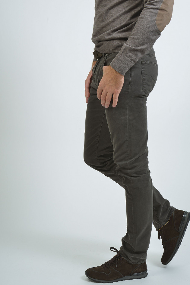 Jacob Cohën Jeans in 5-Pocket-Style in Braun
