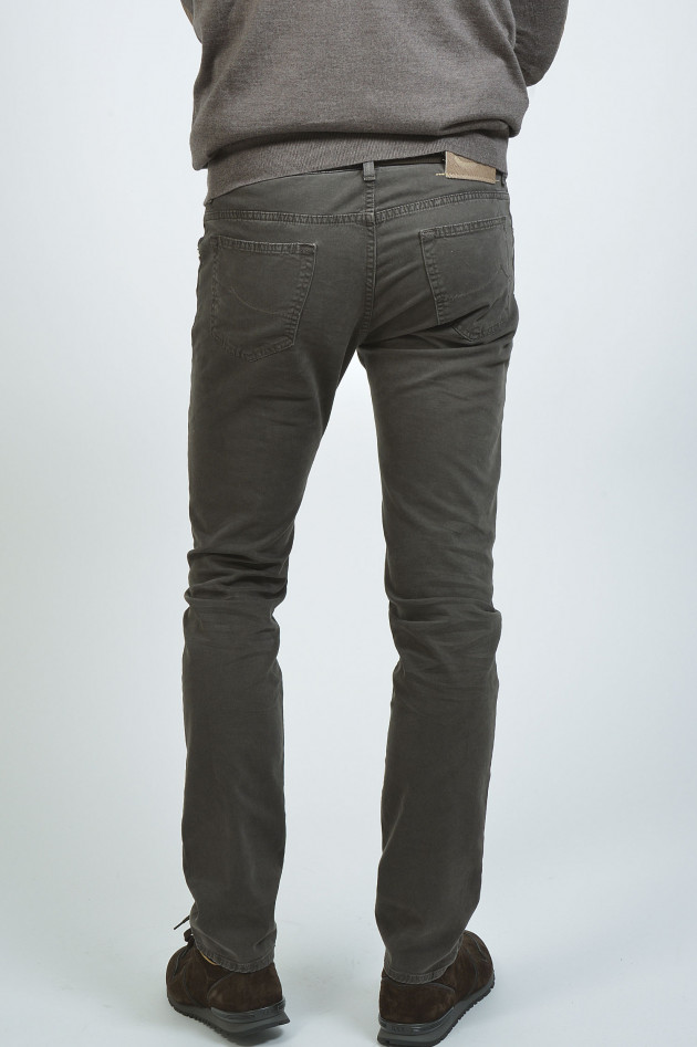 Jacob Cohën Jeans in 5-Pocket-Style in Braun