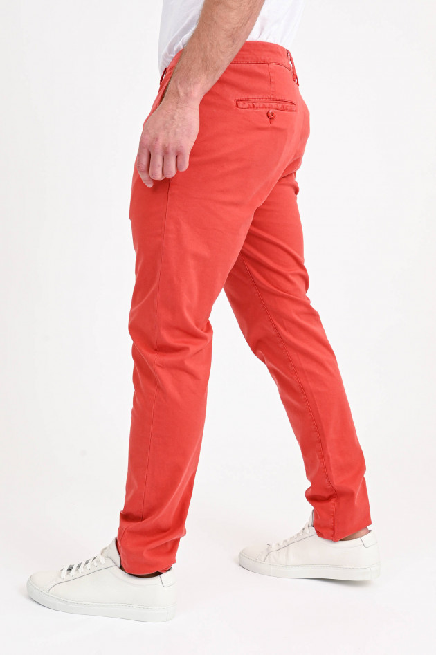 Jacob Cohën Twill-Chino BOBBY in Koralle