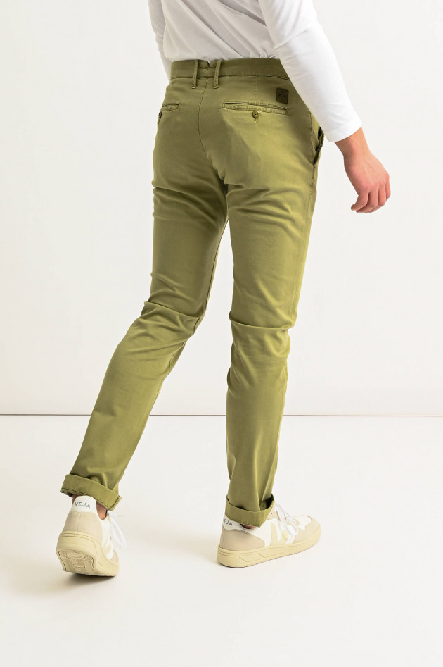 Jacob Cohën Leichte Chino BOBBY in Oliv
