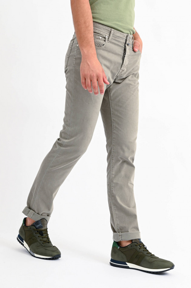 Jacob Cohën Slim-Fit Hose BARD in Taupe