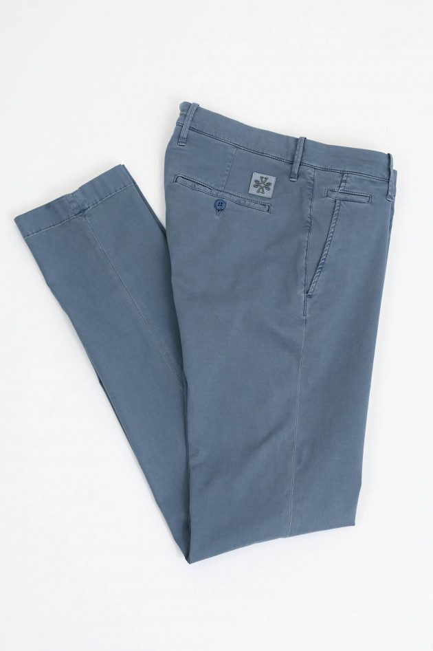 Jacob Cohën Slim Fit Chino BOBBY S3756 in Graublau