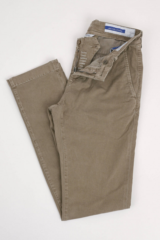 Jacob Cohën Chinohose BOBBY in Taupe