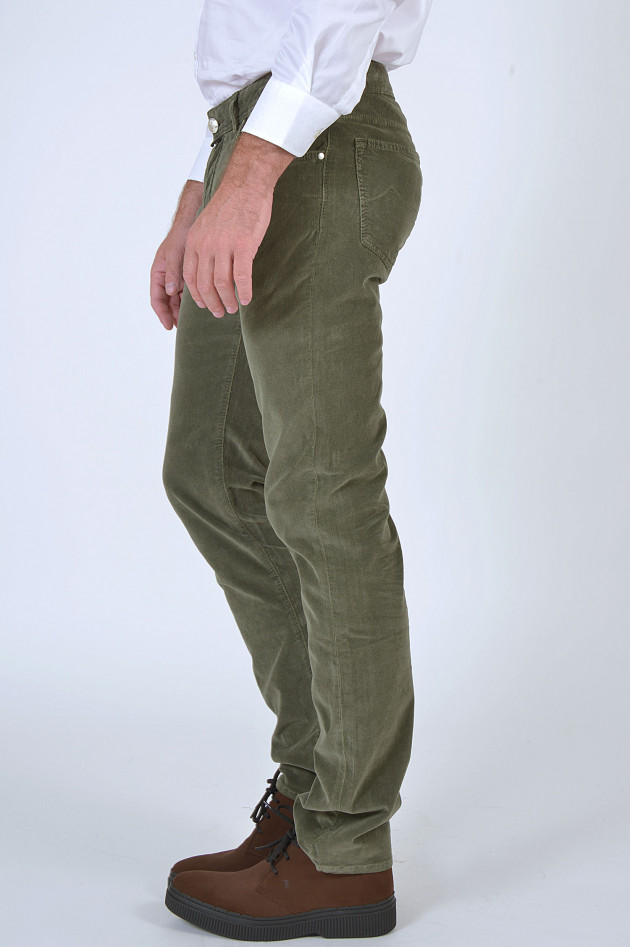 Jacob Cohën Cordhose in Oliv