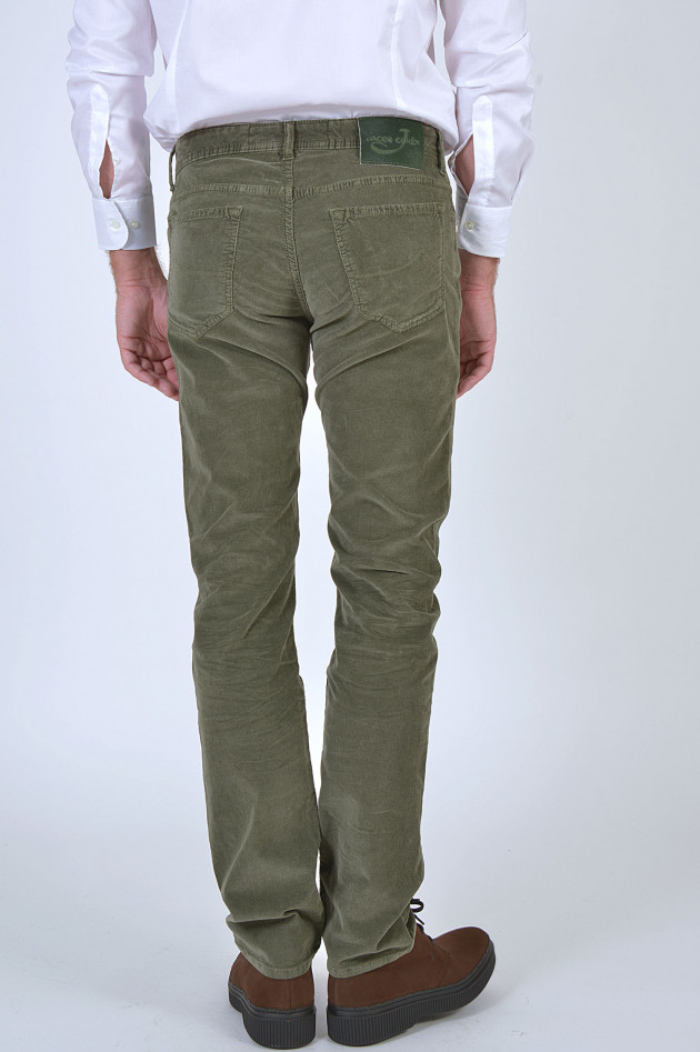 Jacob Cohën Cordhose in Oliv