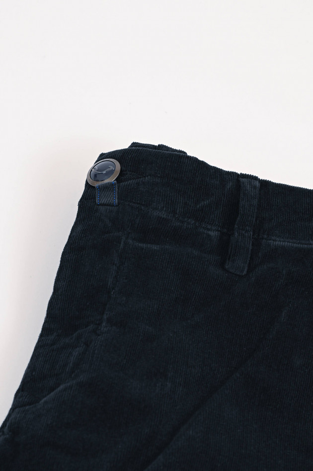 Jacob Cohën Hose BOBBY aus Baumwoll-Cord in Navy