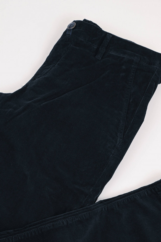 Jacob Cohën Hose BOBBY aus Baumwoll-Cord in Navy