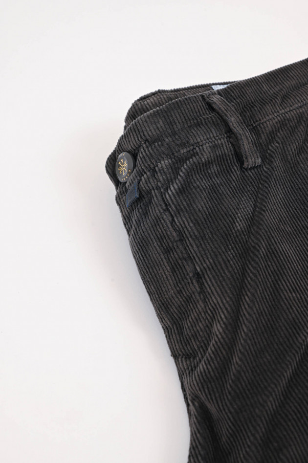 Jacob Cohën Hose aus Baumwoll-Cord in Graubraun