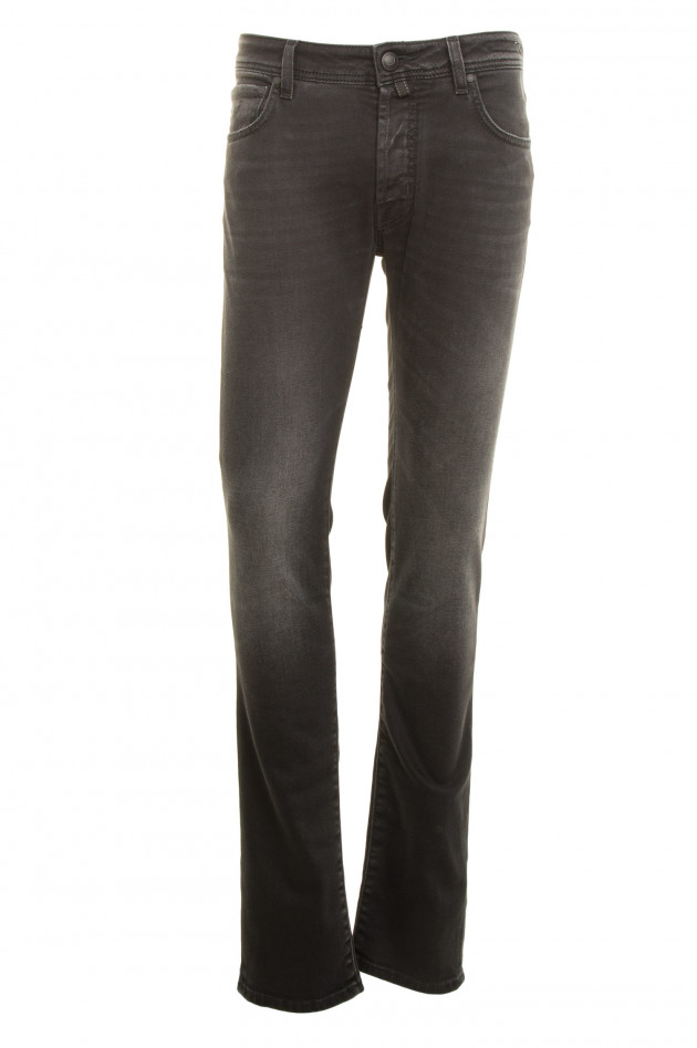 Jacob Cohën Jeans in 5-Pocket-Style in Schwarz