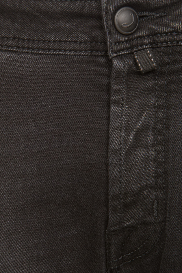 Jacob Cohën Jeans in 5-Pocket-Style in Schwarz