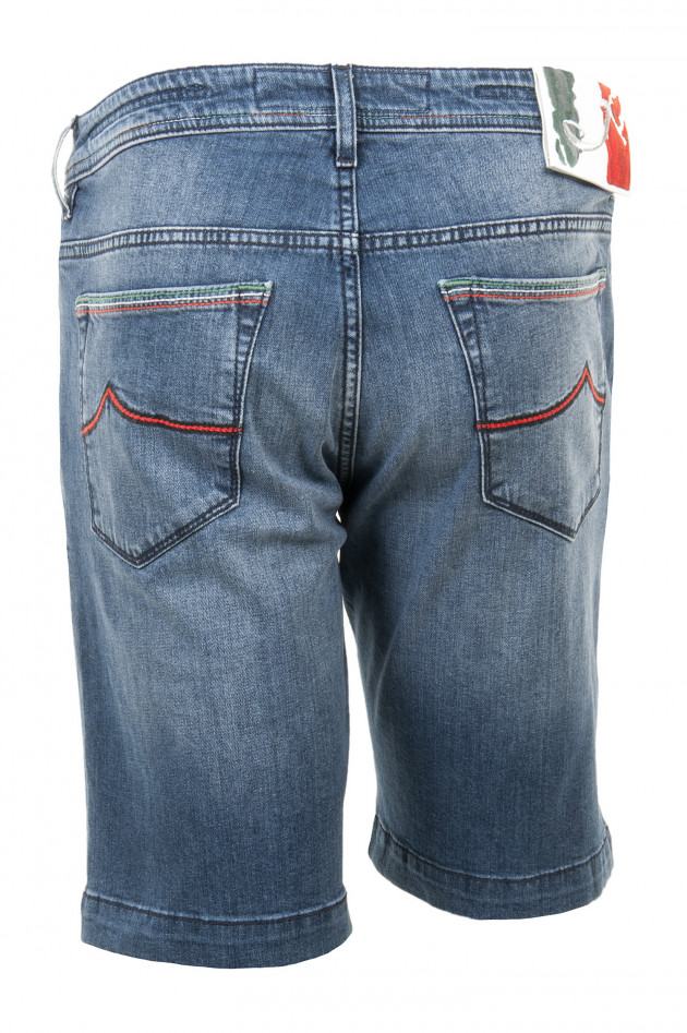 Jacob Cohën Jeansshort in Blau