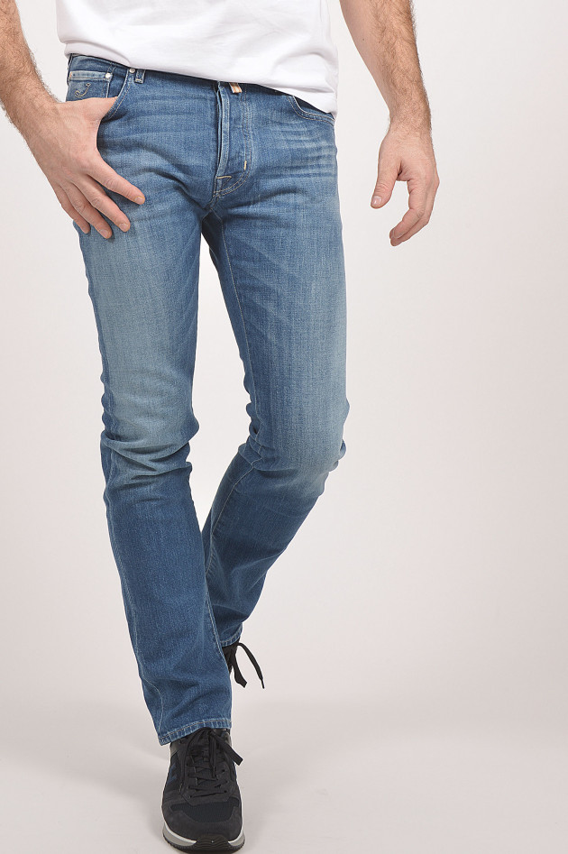 Jacob Cohën Jeans SLIM FIT in Mittelblau