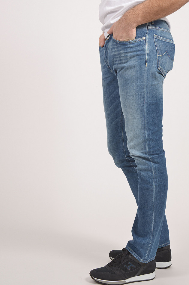 Jacob Cohën Jeans SLIM FIT in Mittelblau