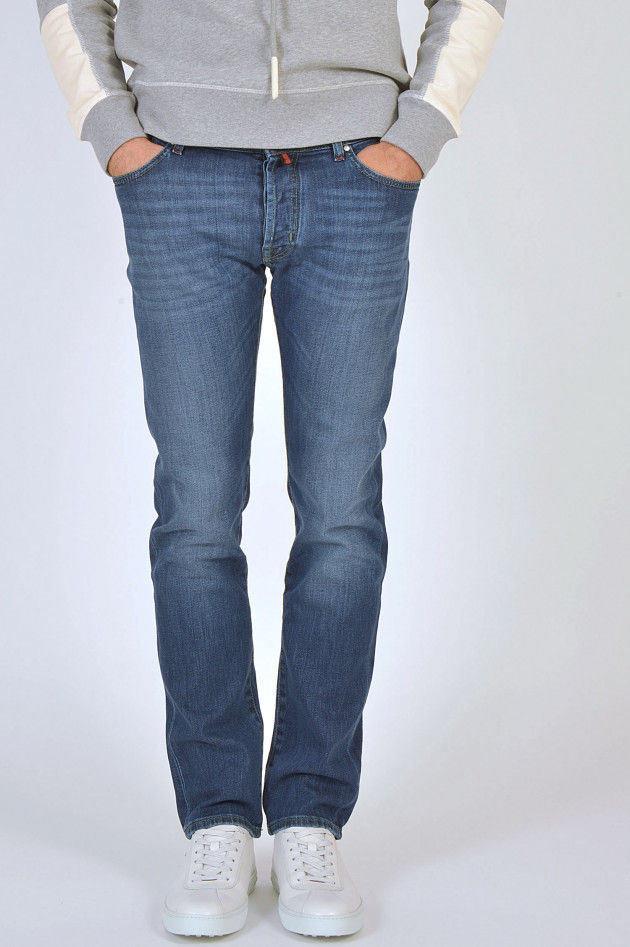 Jacob Cohën Jeans in Mittelblau