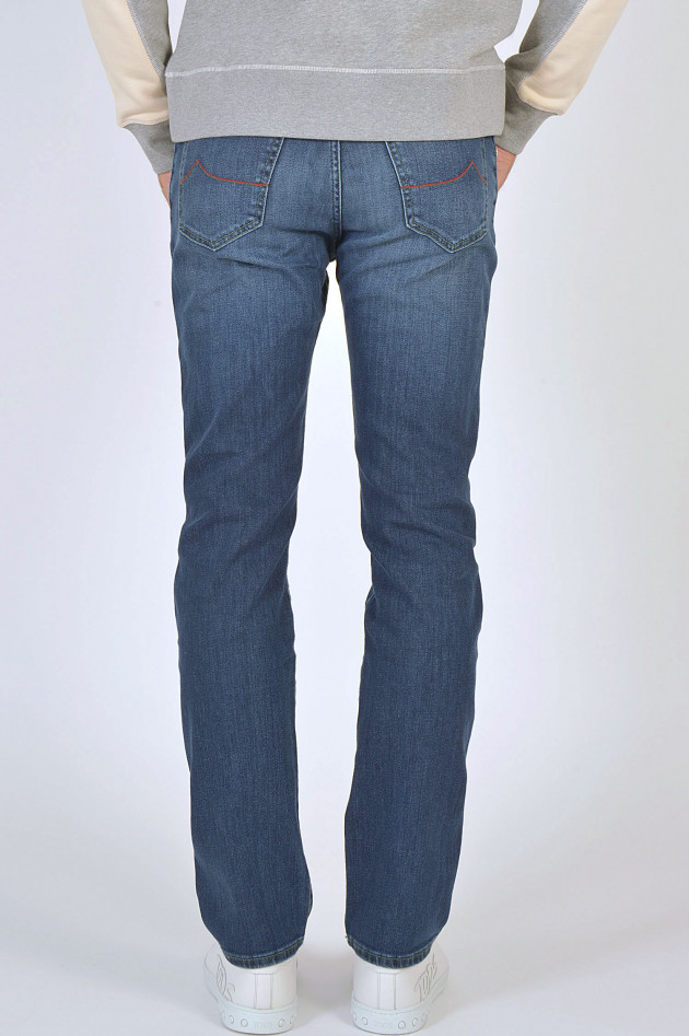 Jacob Cohën Jeans in Mittelblau