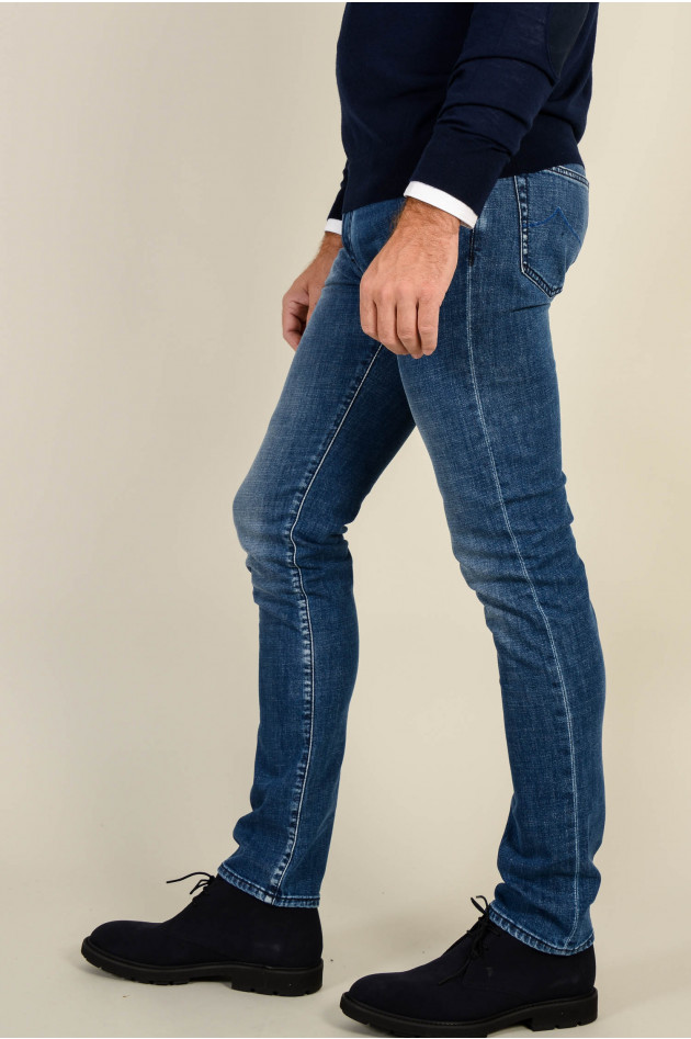 Jacob Cohën Jeans in Mittelblau