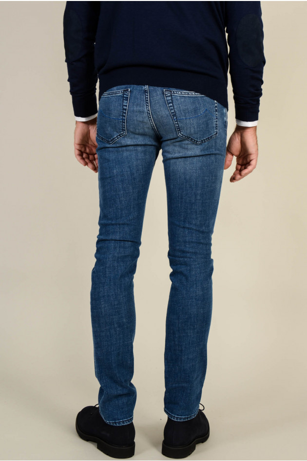 Jacob Cohën Jeans in Mittelblau