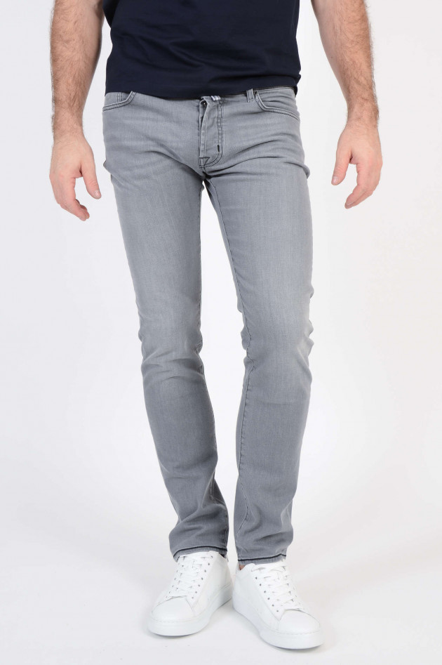 Jacob Cohën Jeans in Hellgrau