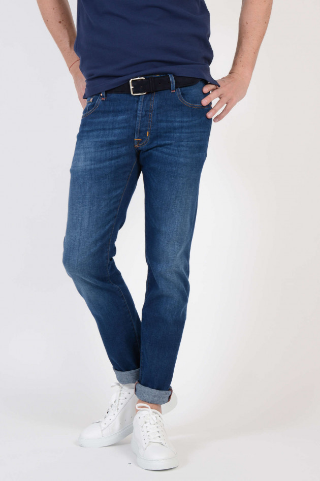 Jacob Cohën Jeans in Mittelblau