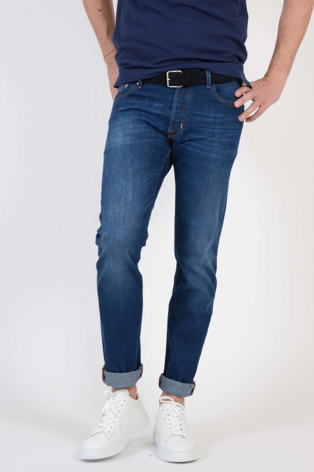 Jacob Cohën Jeans in Mittelblau